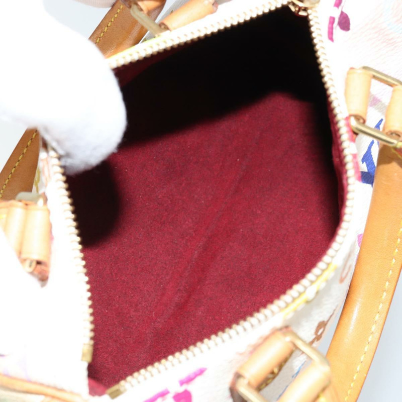 【日本直送】路易威登 Monogram Multicolor 迷你 Speedy 手提包 白色 M92645 正品 ARZ011A-9