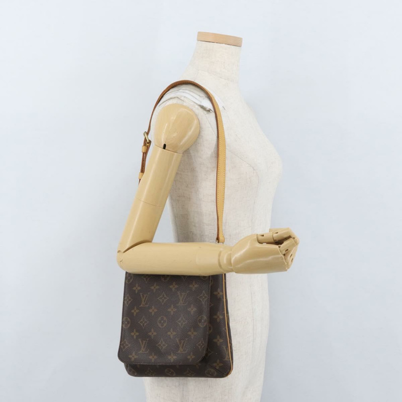 【日本直送】路易威登 Monogram Musette Salsa 短單背包 M51258 LV Auth ARZ145V-21