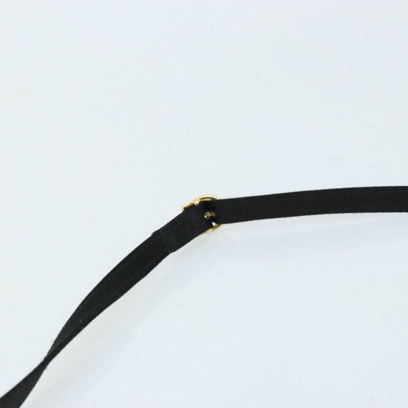 【日本直送】CELINE 圓形肩背包 緞面 黑色 金色 正品 172397V-7