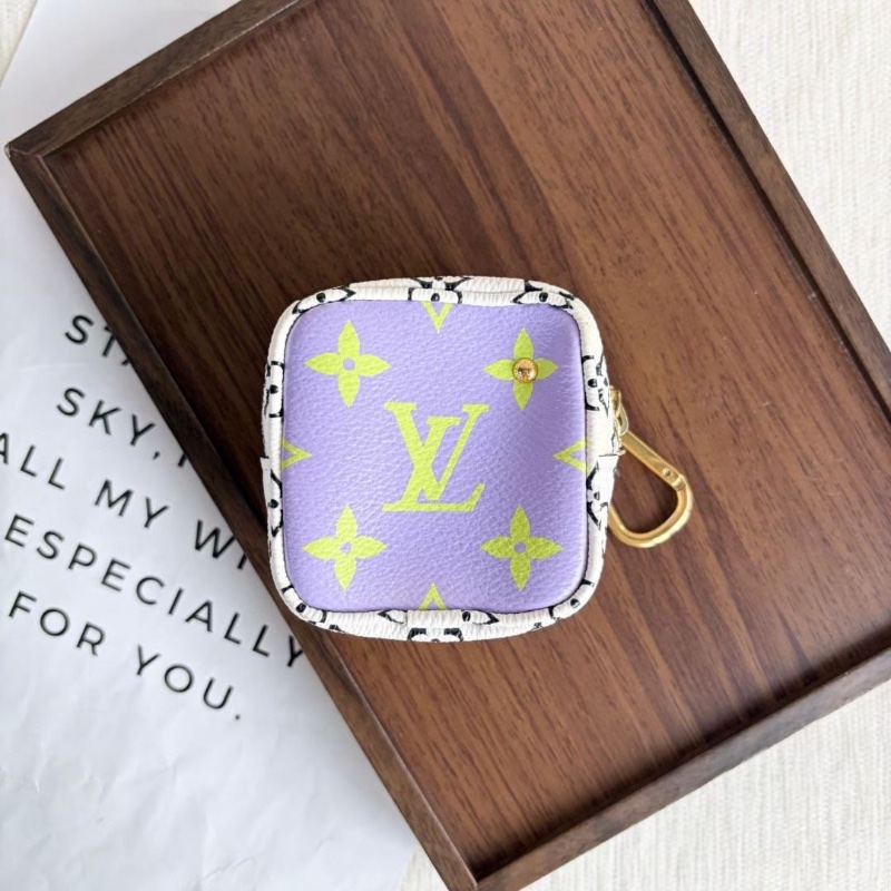 LV cube限定款骰子零錢包 7*7*6 9新 配件塵袋-5