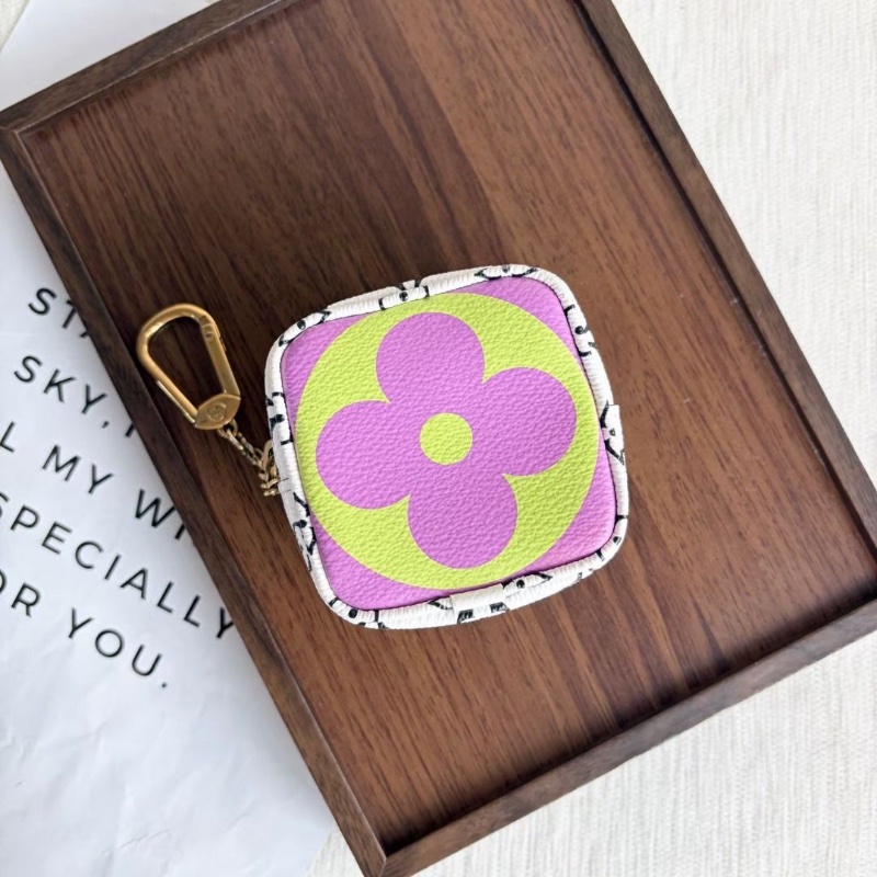 LV cube限定款骰子零錢包 7*7*6 9新 配件塵袋-6