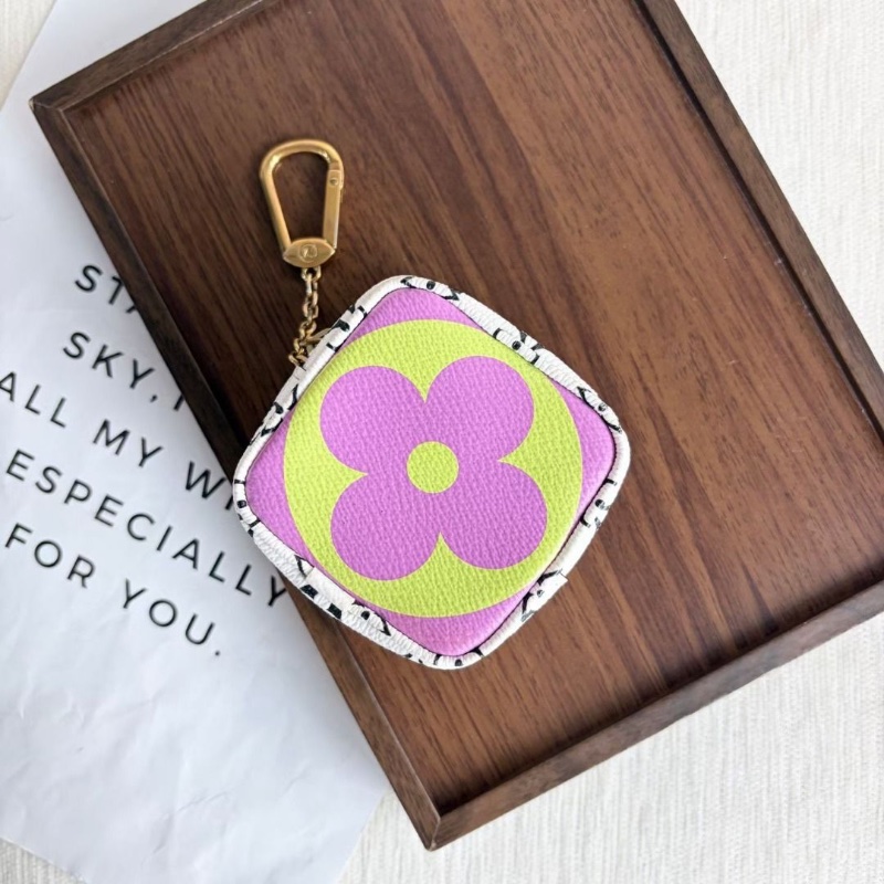 LV cube限定款骰子零錢包 7*7*6 9新 配件塵袋-7