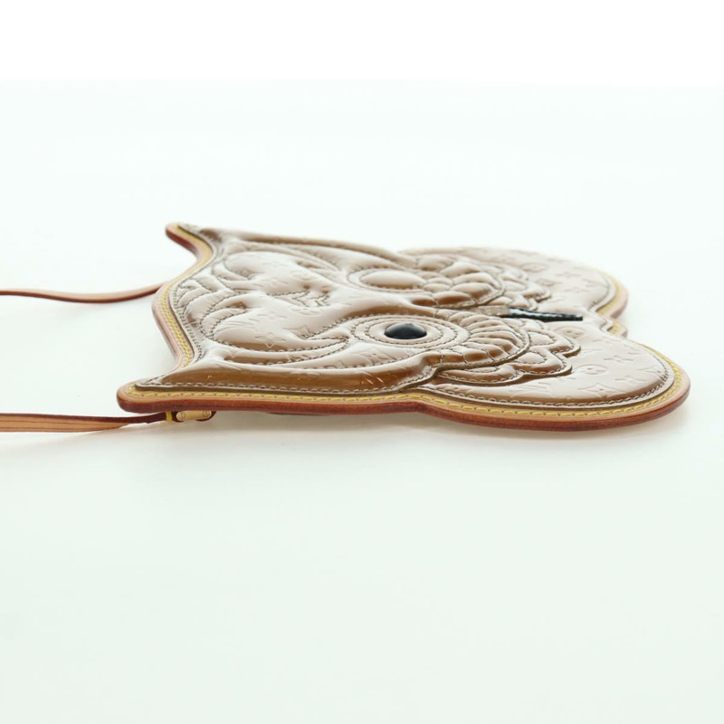 【日本直送】路易威登 Vernis Comte De Feu 貓頭鷹手拿包 青銅色 M92268 正品 172440V-2