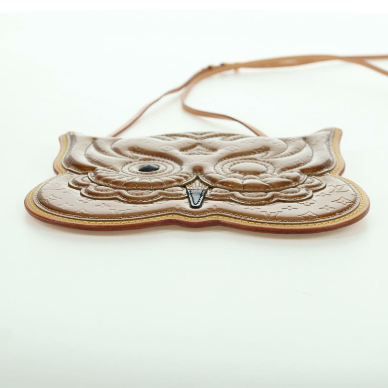 【日本直送】路易威登 Vernis Comte De Feu 貓頭鷹手拿包 青銅色 M92268 正品 172440V-4