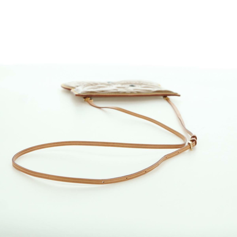 【日本直送】路易威登 Vernis Comte De Feu 貓頭鷹手拿包 青銅色 M92268 正品 172440V-6