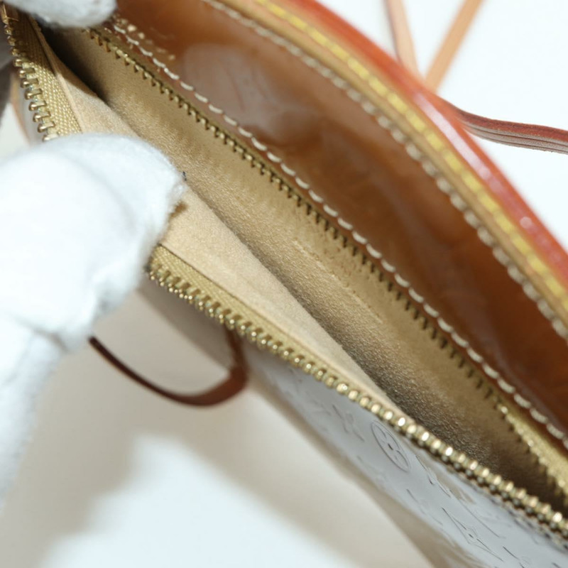 【日本直送】路易威登 Vernis Comte De Feu 貓頭鷹手拿包 青銅色 M92268 正品 172440V-9