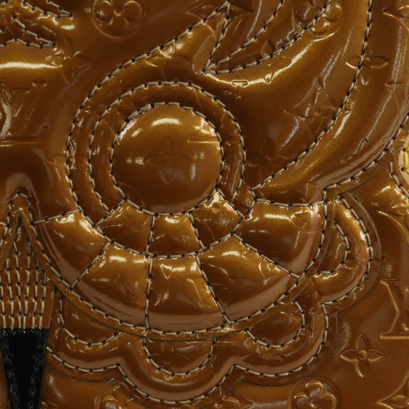 【日本直送】路易威登 Vernis Comte De Feu 貓頭鷹手拿包 青銅色 M92268 正品 172440V-20