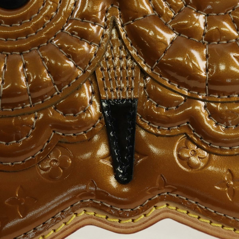 【日本直送】路易威登 Vernis Comte De Feu 貓頭鷹手拿包 青銅色 M92268 正品 172440V-21