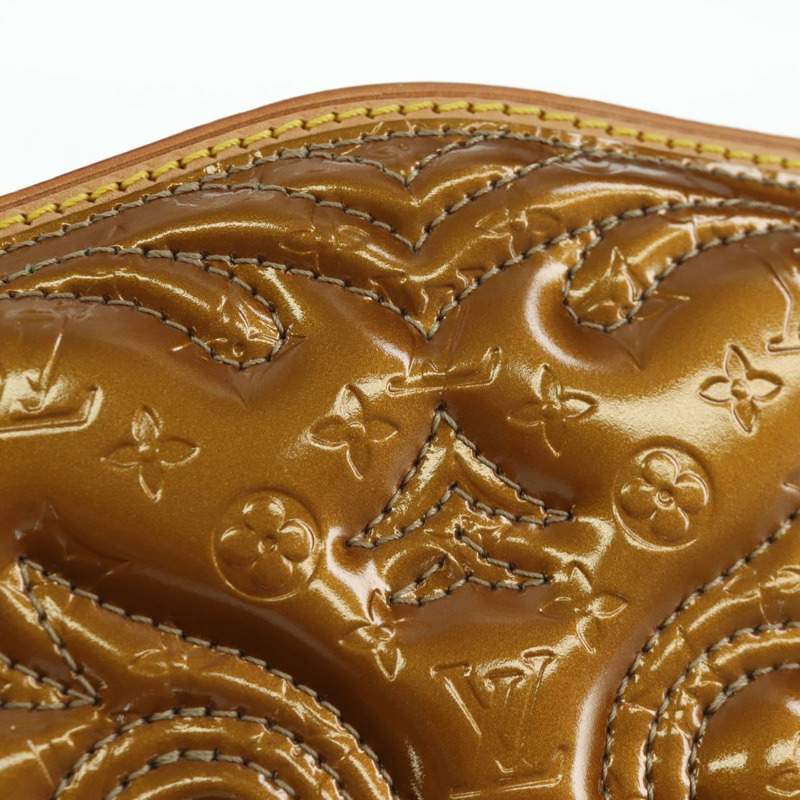 【日本直送】路易威登 Vernis Comte De Feu 貓頭鷹手拿包 青銅色 M92268 正品 172440V-22