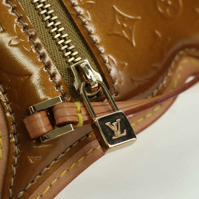 【日本直送】路易威登 Vernis Comte De Feu 貓頭鷹手拿包 青銅色 M92268 正品 172440V-23