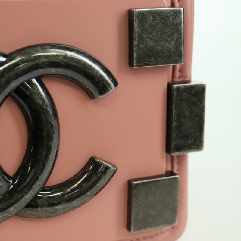 【日本直送】香奈兒 (CHANEL) Matelasse Lego Boy 鏈條單肩包，羊皮材質，粉紅色，CC標誌，正品編號 172559SAM-20