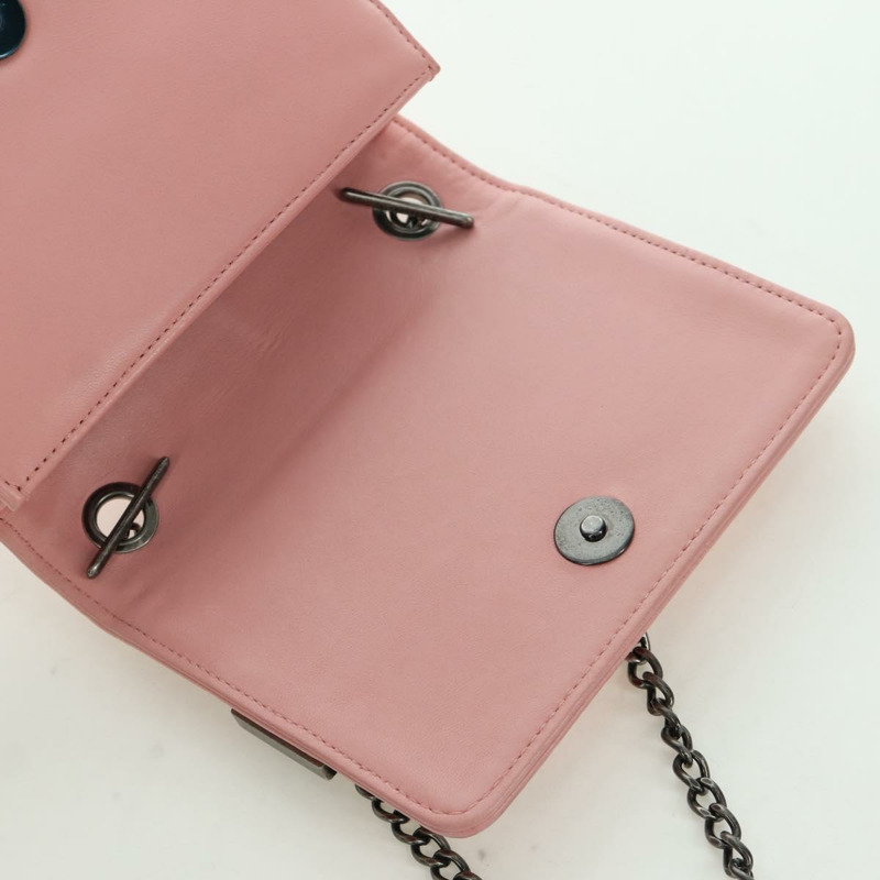 【日本直送】香奈兒 (CHANEL) Matelasse Lego Boy 鏈條單肩包，羊皮材質，粉紅色，CC標誌，正品編號 172559SAM-22