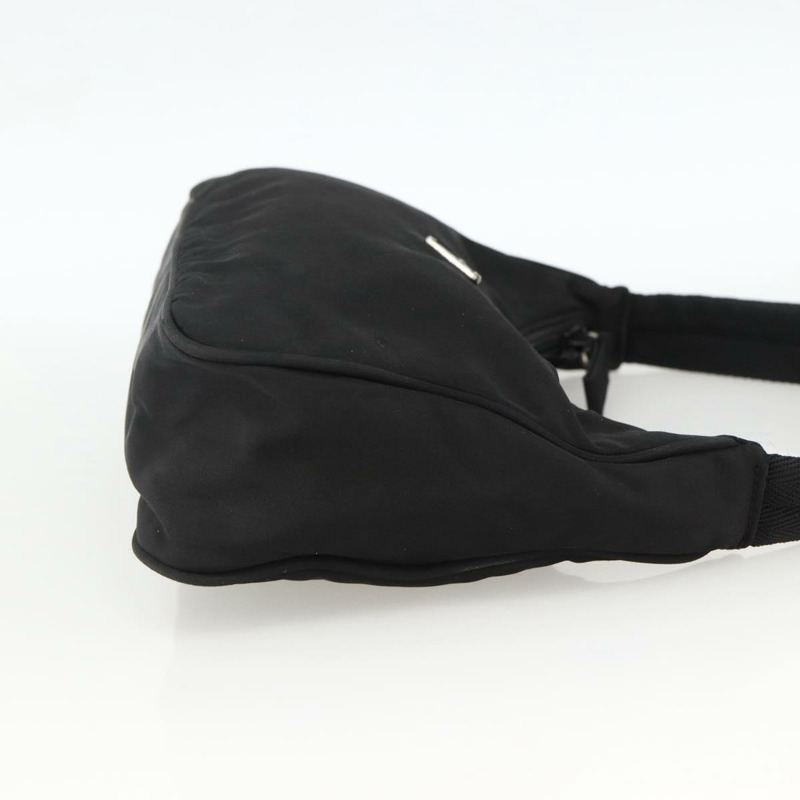 【日本直送】PRADA 手提包 尼龍 黑色 銀色 正品 ARZ390A-3
