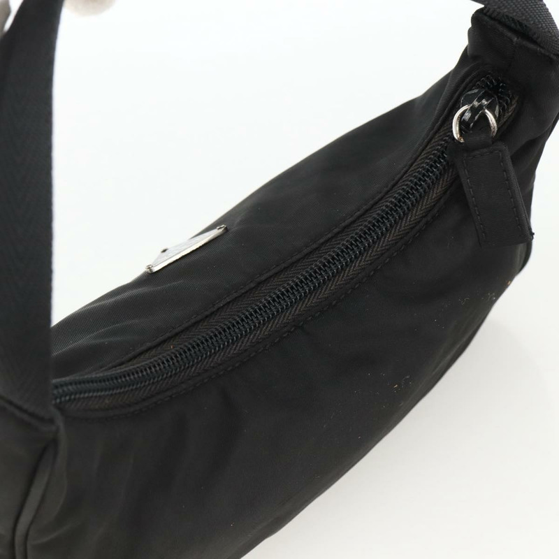 【日本直送】PRADA 手提包 尼龍 黑色 銀色 正品 ARZ390A-5