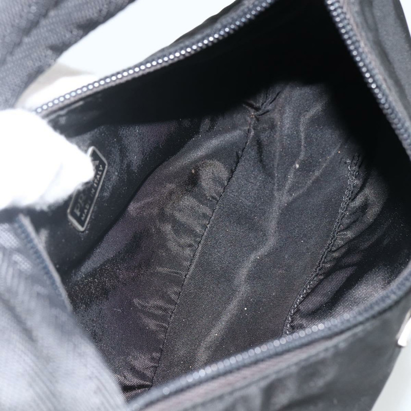 【日本直送】PRADA 手提包 尼龍 黑色 銀色 正品 ARZ390A-10