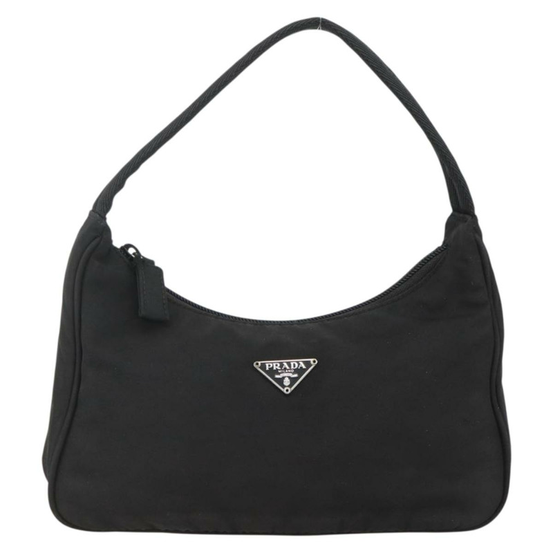 【日本直送】PRADA 手提包 尼龍 黑色 銀色 正品 ARZ390A-12