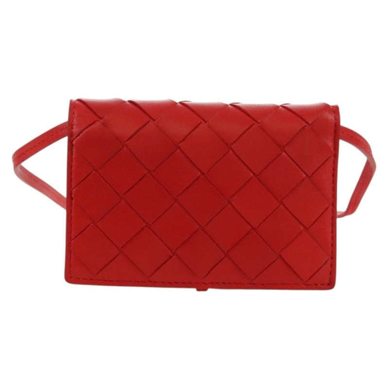 【日本直送】BOTTEGA VENETA INTRECCIATO 肩包 皮革 紅色 正品 LNZ551V-1