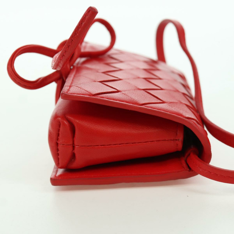 【日本直送】BOTTEGA VENETA INTRECCIATO 肩包 皮革 紅色 正品 LNZ551V-3