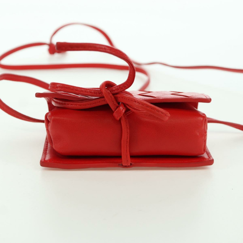 【日本直送】BOTTEGA VENETA INTRECCIATO 肩包 皮革 紅色 正品 LNZ551V-4