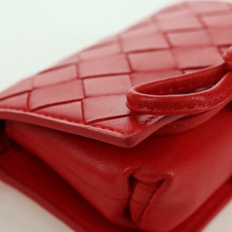 【日本直送】BOTTEGA VENETA INTRECCIATO 肩包 皮革 紅色 正品 LNZ551V-8