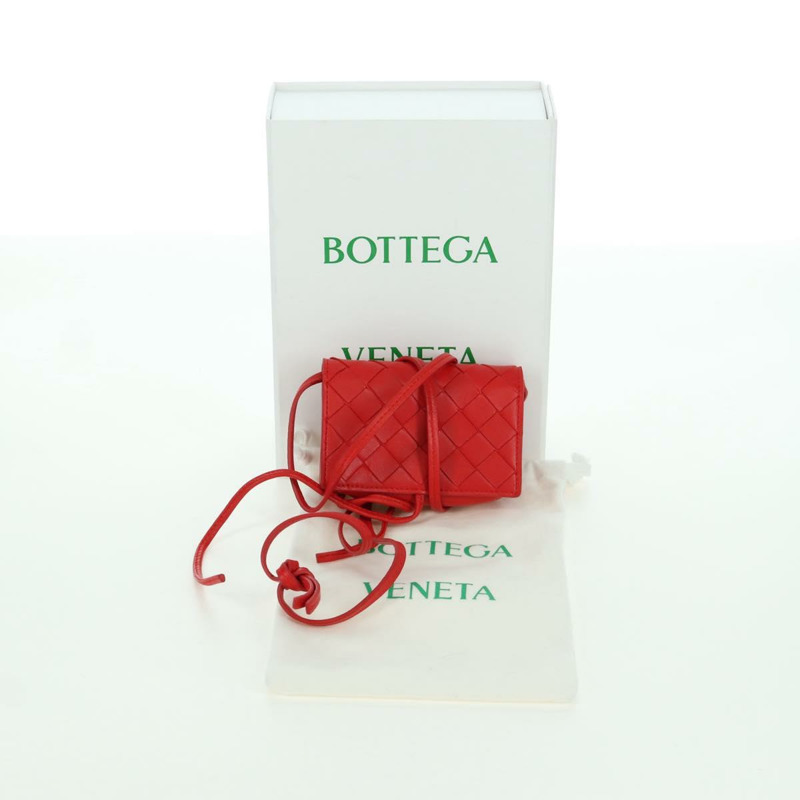 【日本直送】BOTTEGA VENETA INTRECCIATO 肩包 皮革 紅色 正品 LNZ551V-11