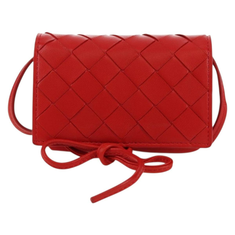 【日本直送】BOTTEGA VENETA INTRECCIATO 肩包 皮革 紅色 正品 LNZ551V-12