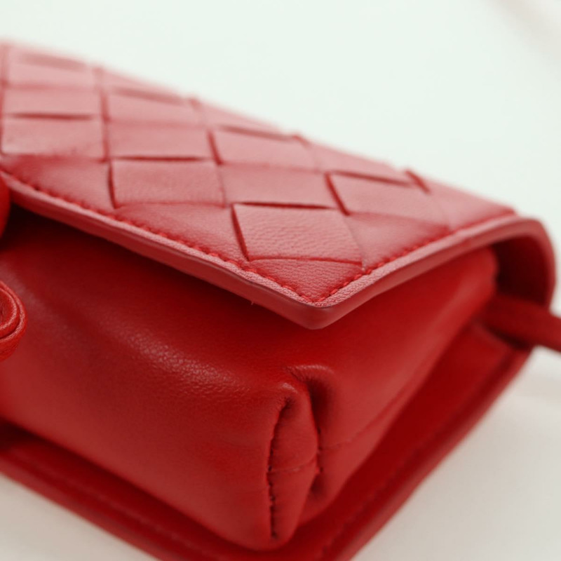 【日本直送】BOTTEGA VENETA INTRECCIATO 肩包 皮革 紅色 正品 LNZ551V-14