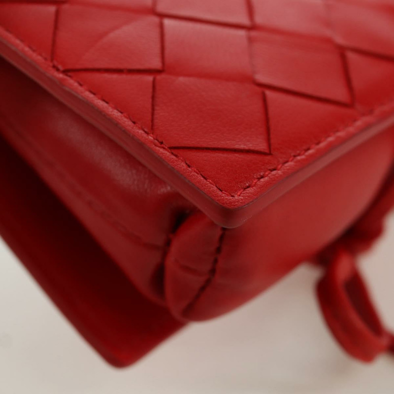 【日本直送】BOTTEGA VENETA INTRECCIATO 肩包 皮革 紅色 正品 LNZ551V-15