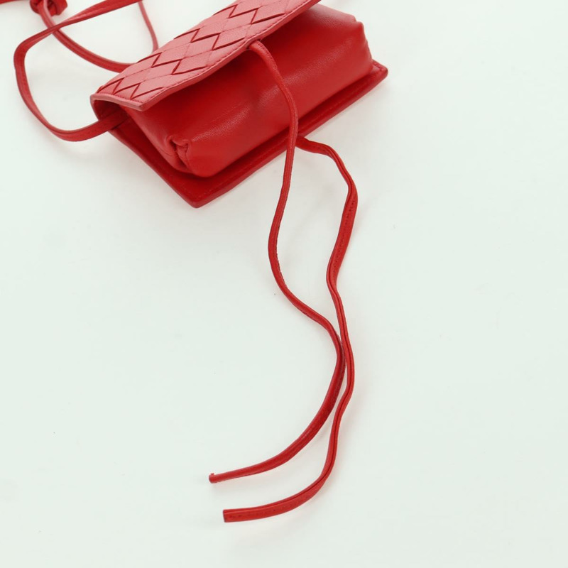 【日本直送】BOTTEGA VENETA INTRECCIATO 肩包 皮革 紅色 正品 LNZ551V-17