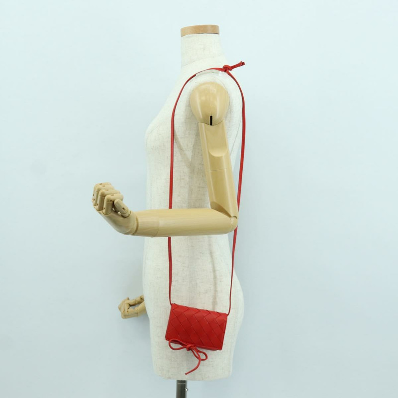 【日本直送】BOTTEGA VENETA INTRECCIATO 肩包 皮革 紅色 正品 LNZ551V-23