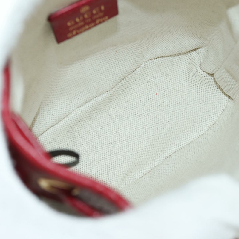 【日本直送】GUCCI Micro GG Supreme Fujiko-Pro 手提包 PVC 米色 金色 647801 正品 LNZ989SAM-9