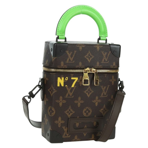路易威登 Monogram 直式款式 Box Trunk 單肩包 M59664 LV 正品 ARZ543SAM