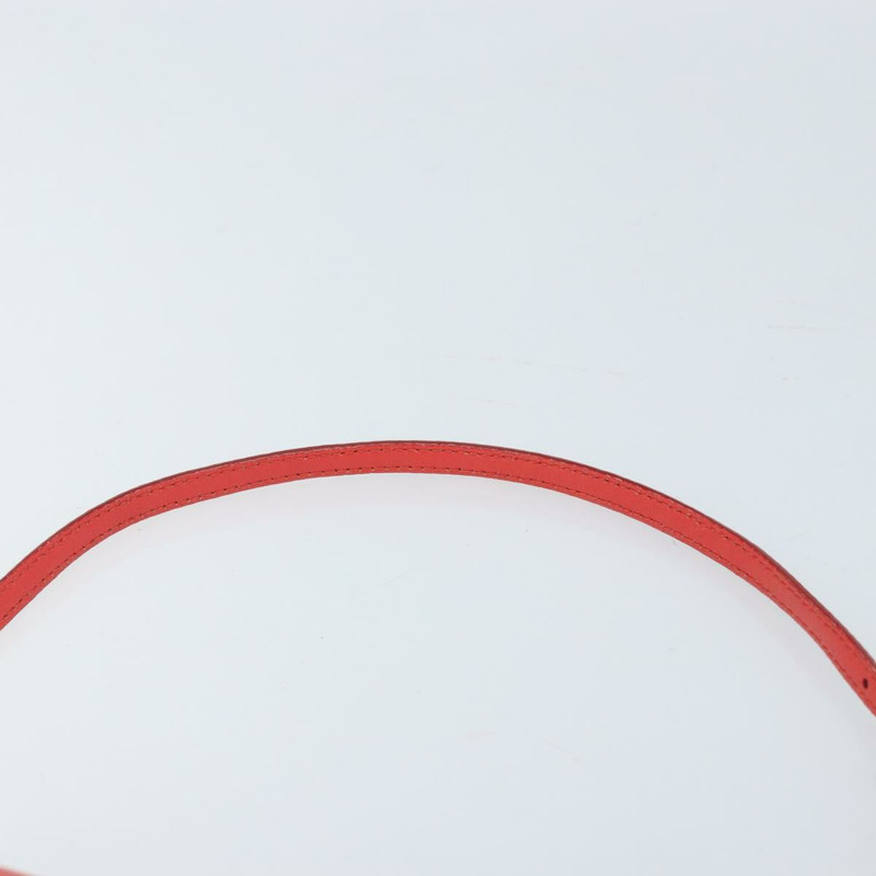 【日本直送】Miu Miu Matelasse 單肩包 皮革 2way 紅色金色 Auth LNZ743V-7