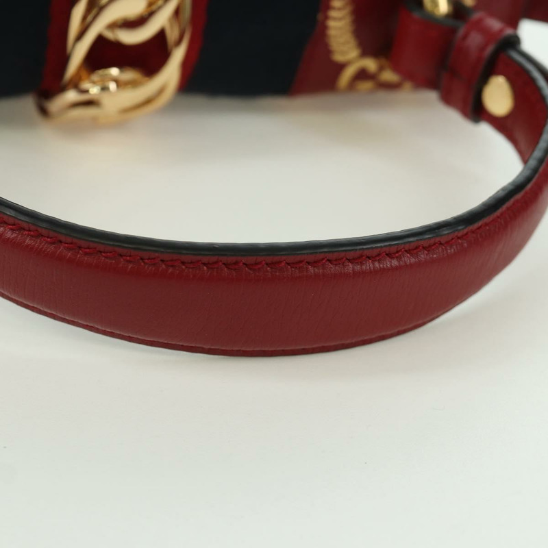 【日本直送】GUCCI Silvi Sherry Line 手袋 皮革 兩用 紅色 金色 470270 正品 LNZ690V-7