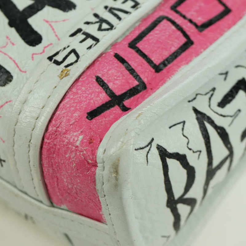 【日本直送】BALENCIAGA Graffiti Bazaar Shopper XXS 皮革雙肩包 513988 正品 LNZ819V-16