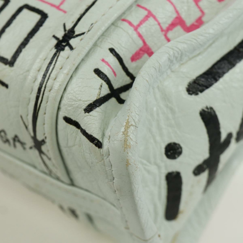 【日本直送】BALENCIAGA Graffiti Bazaar Shopper XXS 皮革雙肩包 513988 正品 LNZ819V-18
