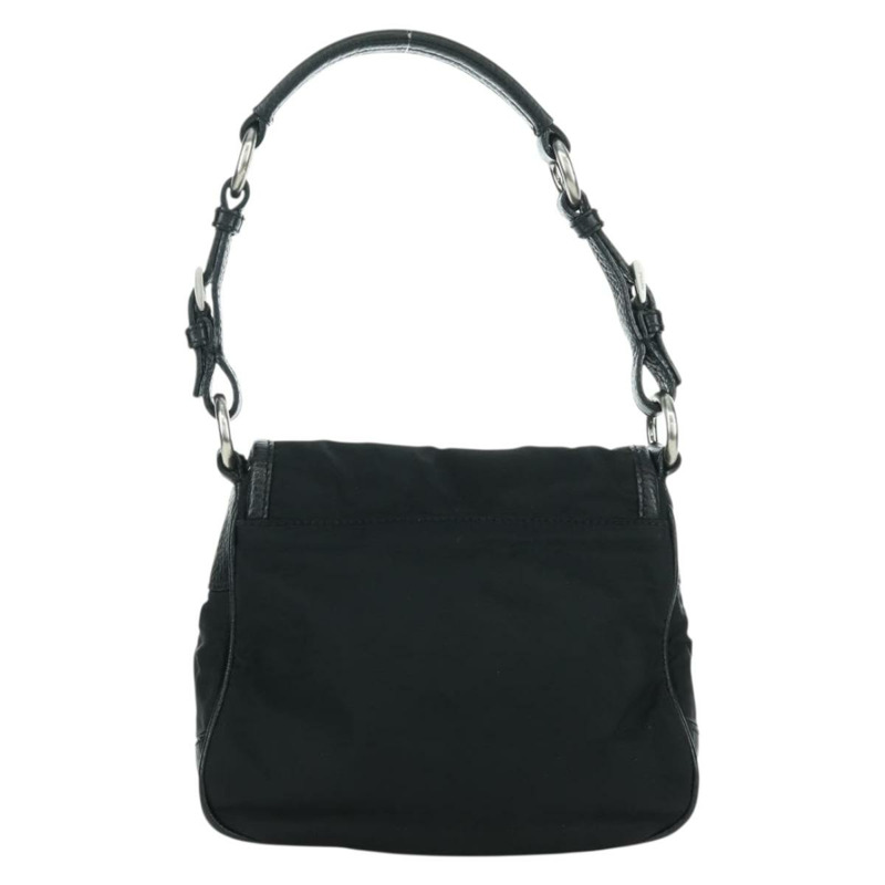 【日本直送】PRADA 尼龍手提包 黑色 銀色 BR2120 正品 am11021V-1