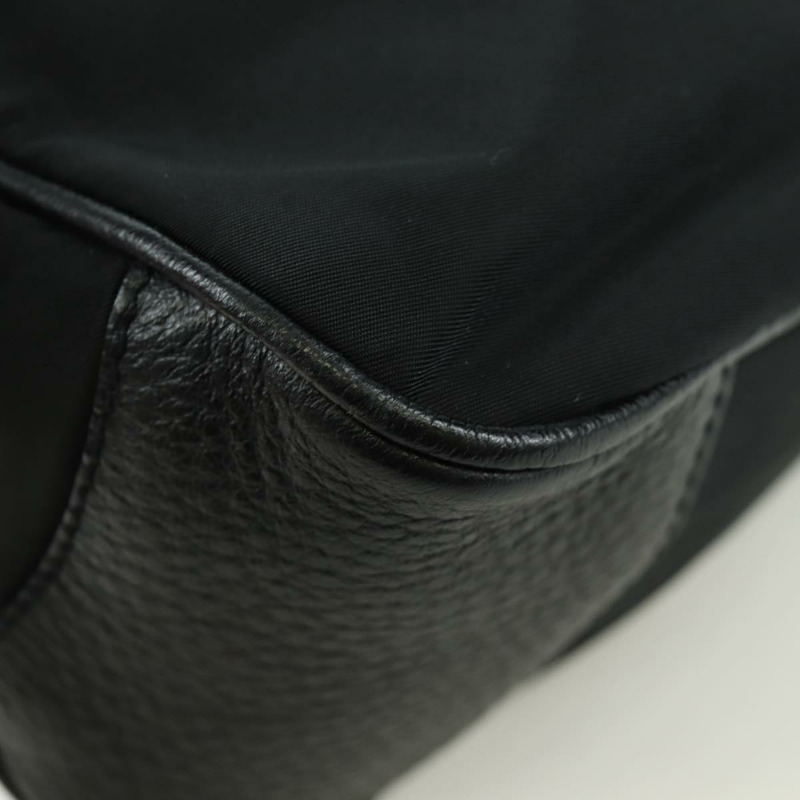 【日本直送】PRADA 尼龍手提包 黑色 銀色 BR2120 正品 am11021V-16