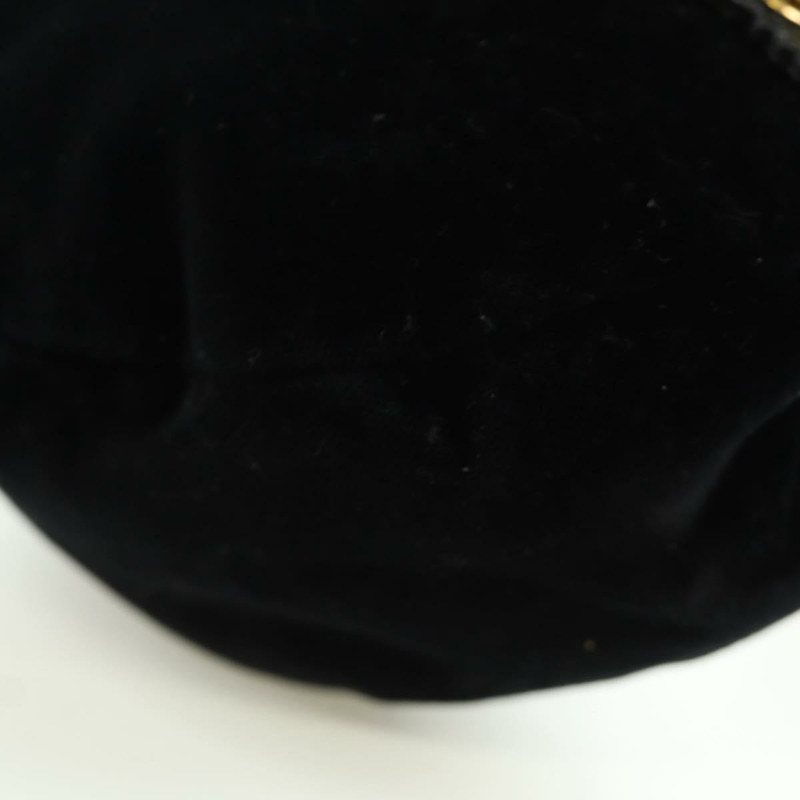 【日本直送】Miu Miu 鏈條單肩包 絲絨 黑色 金色 正品 ARZ685V-17