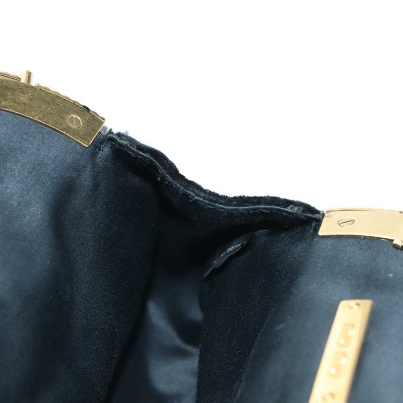 【日本直送】Miu Miu 鏈條單肩包 絲絨 黑色 金色 正品 ARZ685V-24