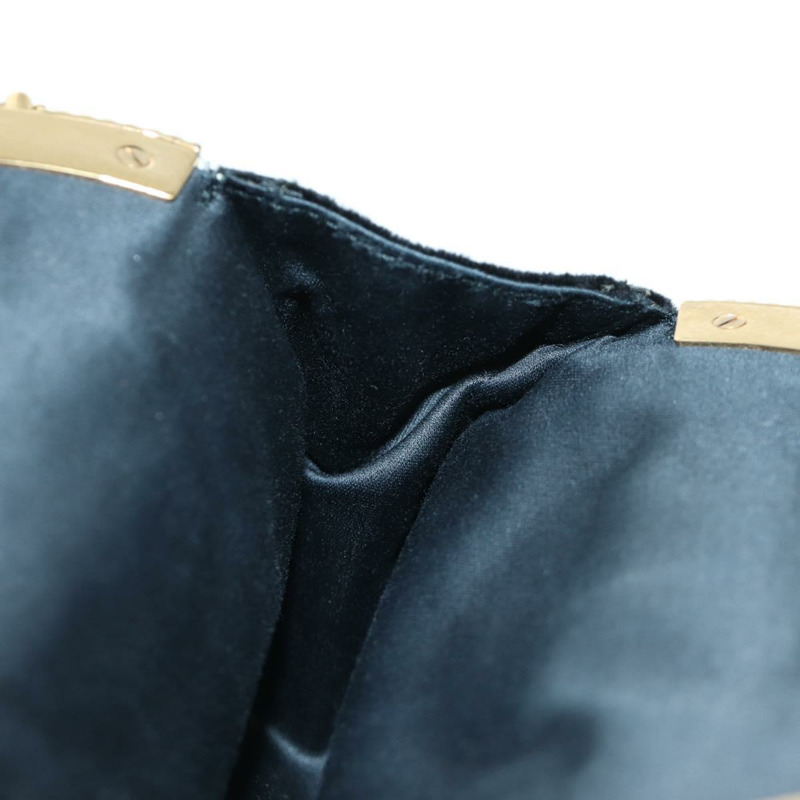 【日本直送】Miu Miu 鏈條單肩包 絲絨 黑色 金色 正品 ARZ685V-25