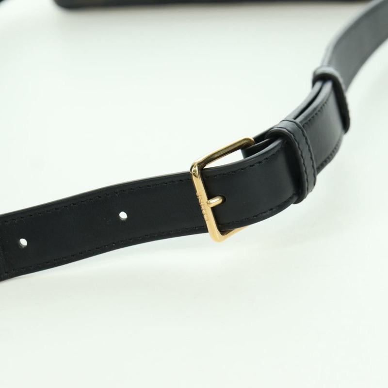 【日本直送】CELINE Triomphe 中型斜背包/肩背包 PVC 黑色金色 正品 ARZ678SAM-7