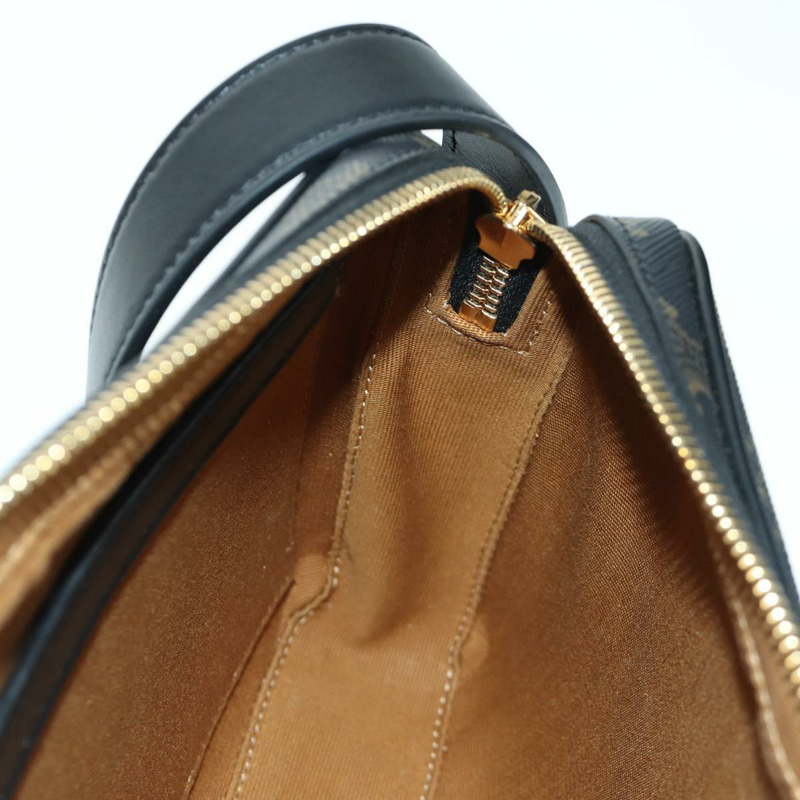 【日本直送】CELINE Triomphe 中型斜背包/肩背包 PVC 黑色金色 正品 ARZ678SAM-21