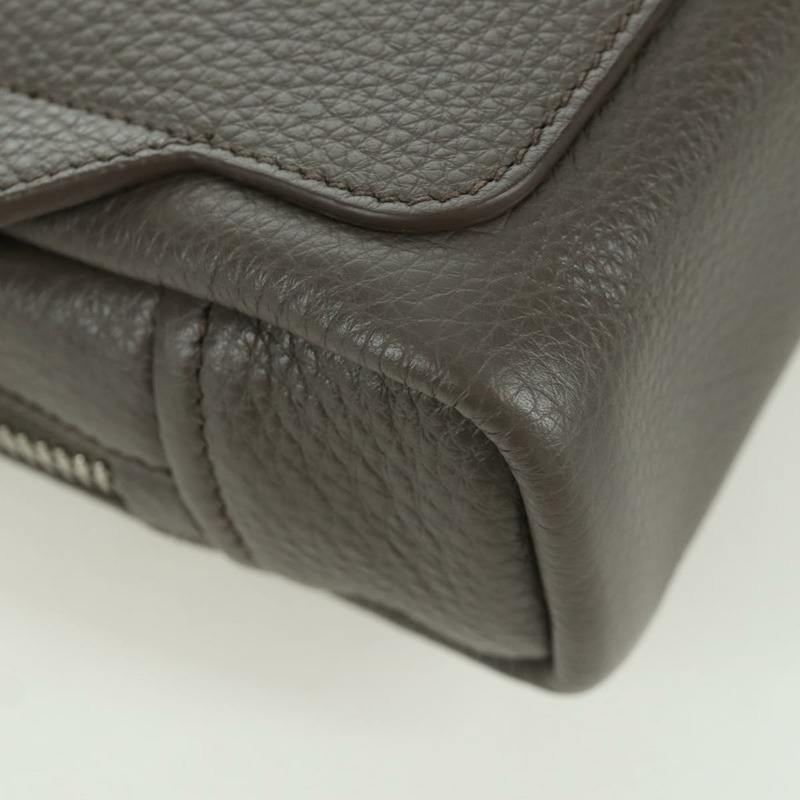 【日本直送】PRADA Vitterodino 肩背包，皮革，灰色/銀色，2VH184，正品 ARZ688SAM-15