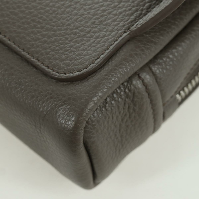 【日本直送】PRADA Vitterodino 肩背包，皮革，灰色/銀色，2VH184，正品 ARZ688SAM-16