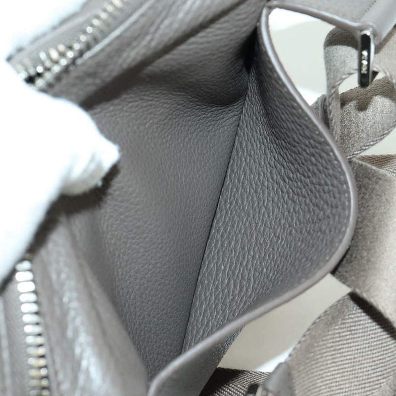 【日本直送】PRADA Vitterodino 肩背包，皮革，灰色/銀色，2VH184，正品 ARZ688SAM-24