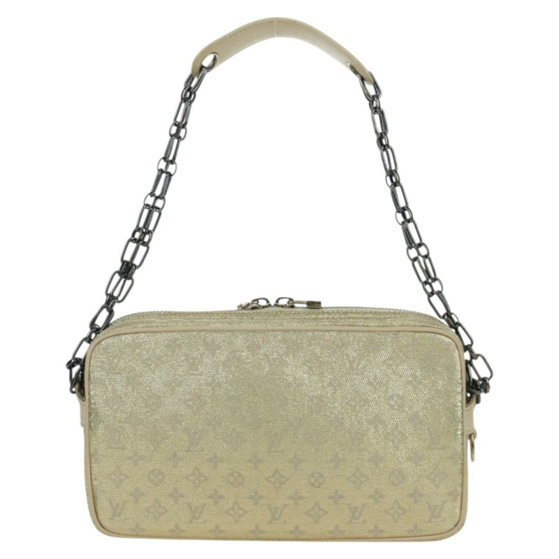 【日本直送】路易威登 Monogram Shine 鏈條 McKenna 手袋 銀色 M92362 LV 正品 LNZ672V-1