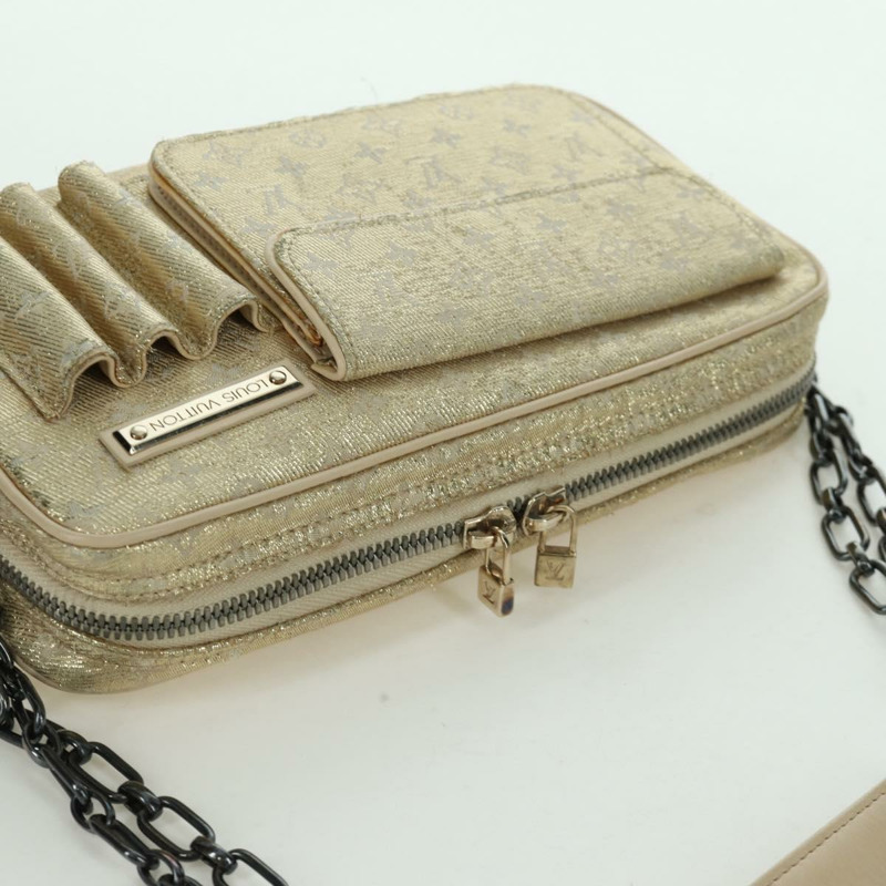 【日本直送】路易威登 Monogram Shine 鏈條 McKenna 手袋 銀色 M92362 LV 正品 LNZ672V-6