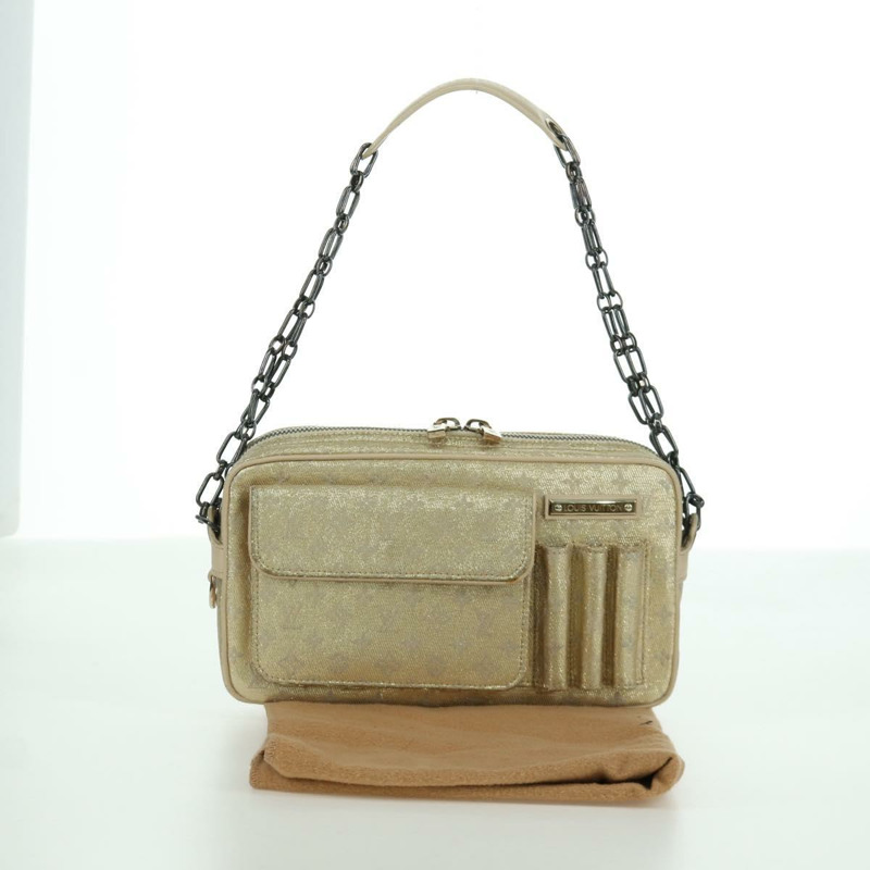 【日本直送】路易威登 Monogram Shine 鏈條 McKenna 手袋 銀色 M92362 LV 正品 LNZ672V-11