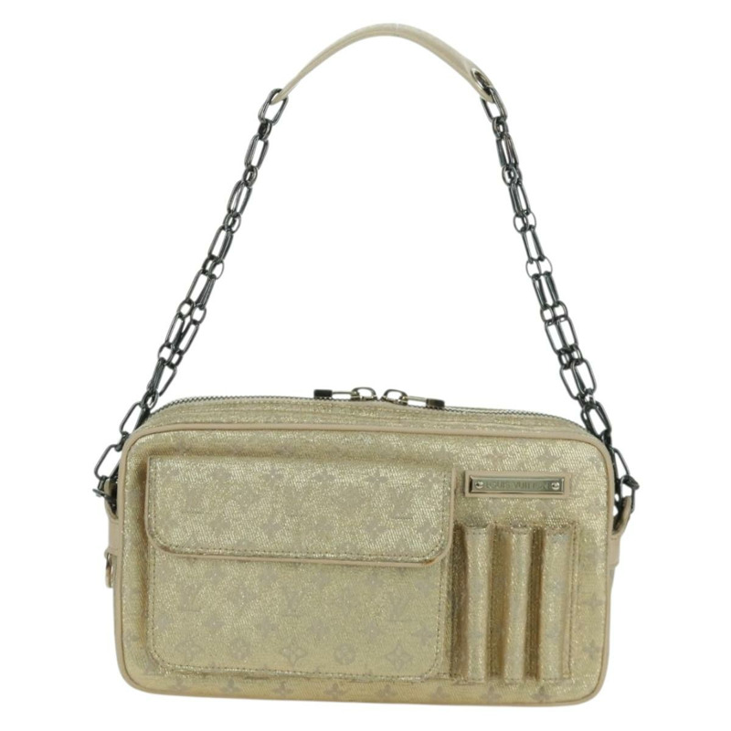 【日本直送】路易威登 Monogram Shine 鏈條 McKenna 手袋 銀色 M92362 LV 正品 LNZ672V-12